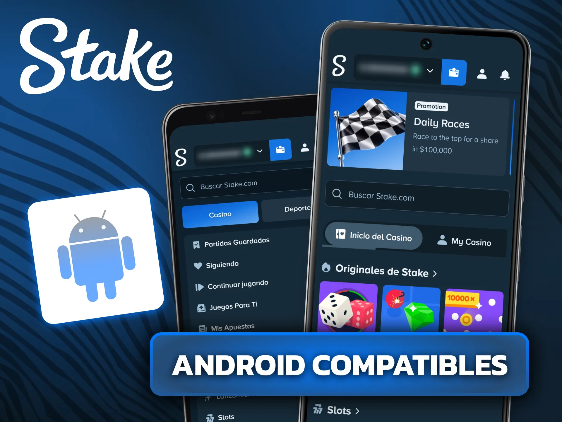Revisá la lista de dispositivos Android compatibles con la app de Stake.