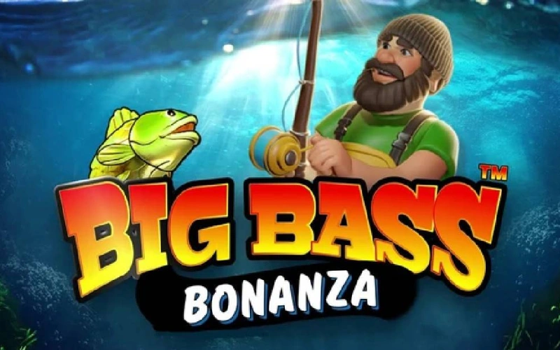 Pesca grandes premios y multiplicadores en la tragaperras Big Bass Bonanza en Stake.