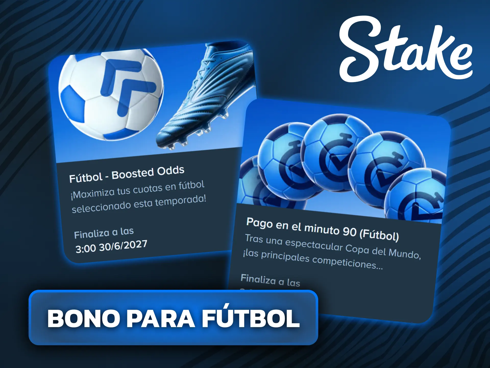 Activá tu bono de bienvenida para realizar apuestas de fútbol en Stake.