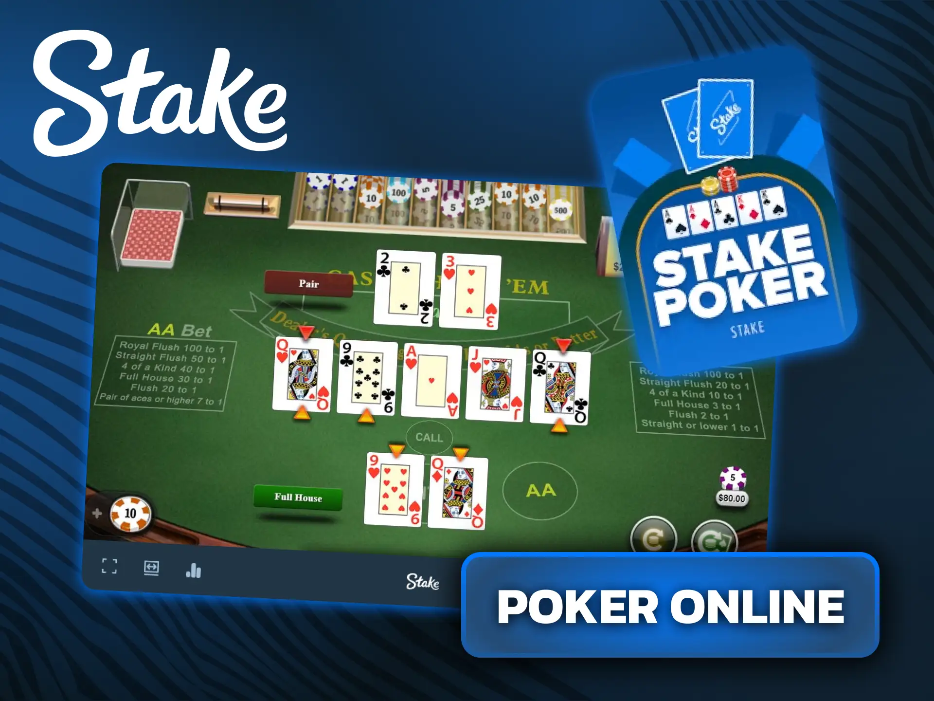 Disfrutá de la mejor experiencia de póker online con partidas fluidas en Stake.