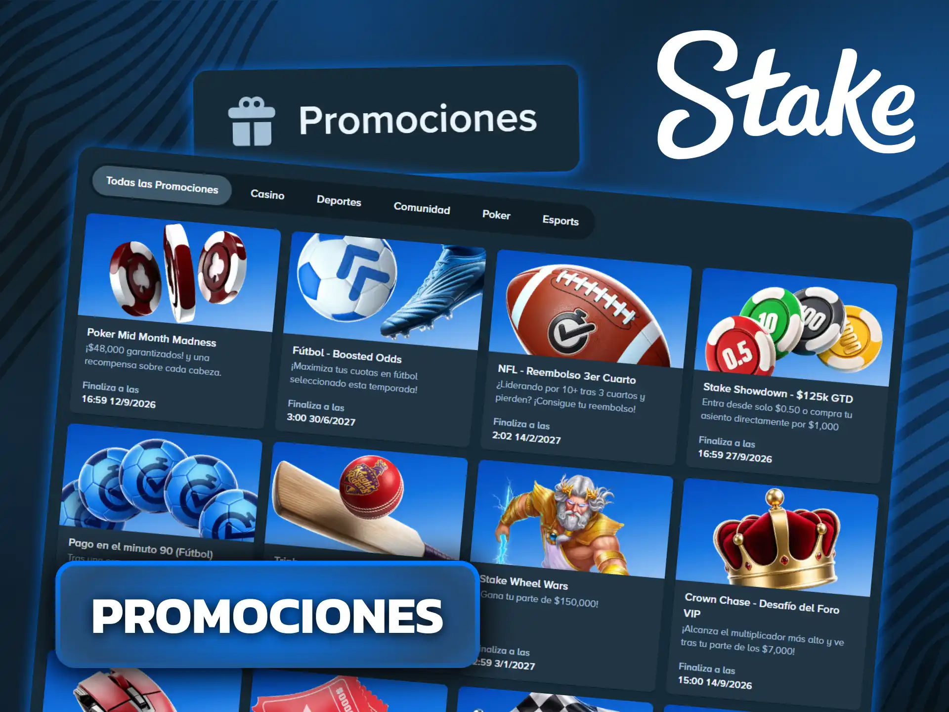Aprovechá las ofertas y promociones especiales activas en Stake.