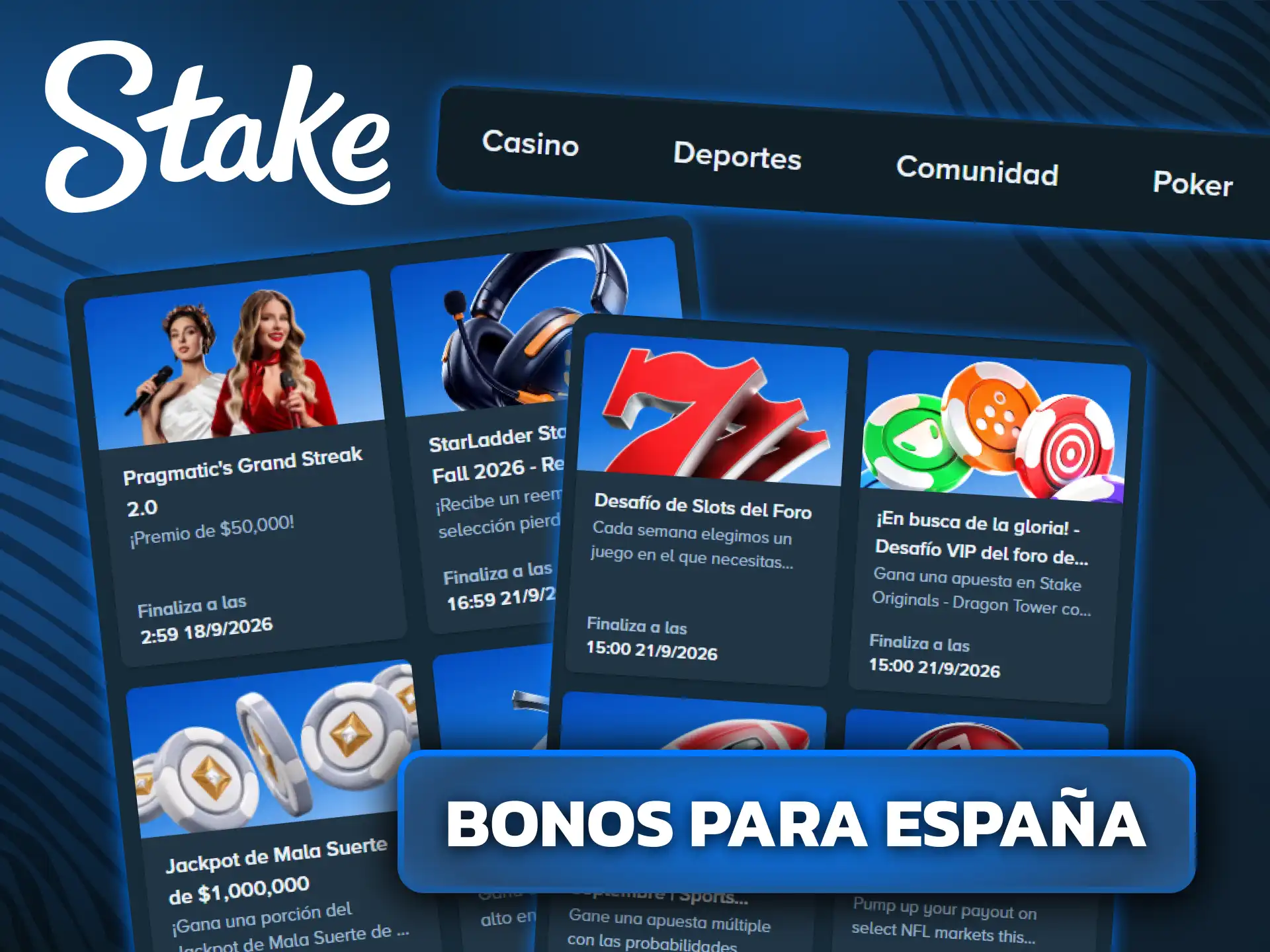 Conocé las promociones exclusivas para usuarios elegibles en España en Stake.