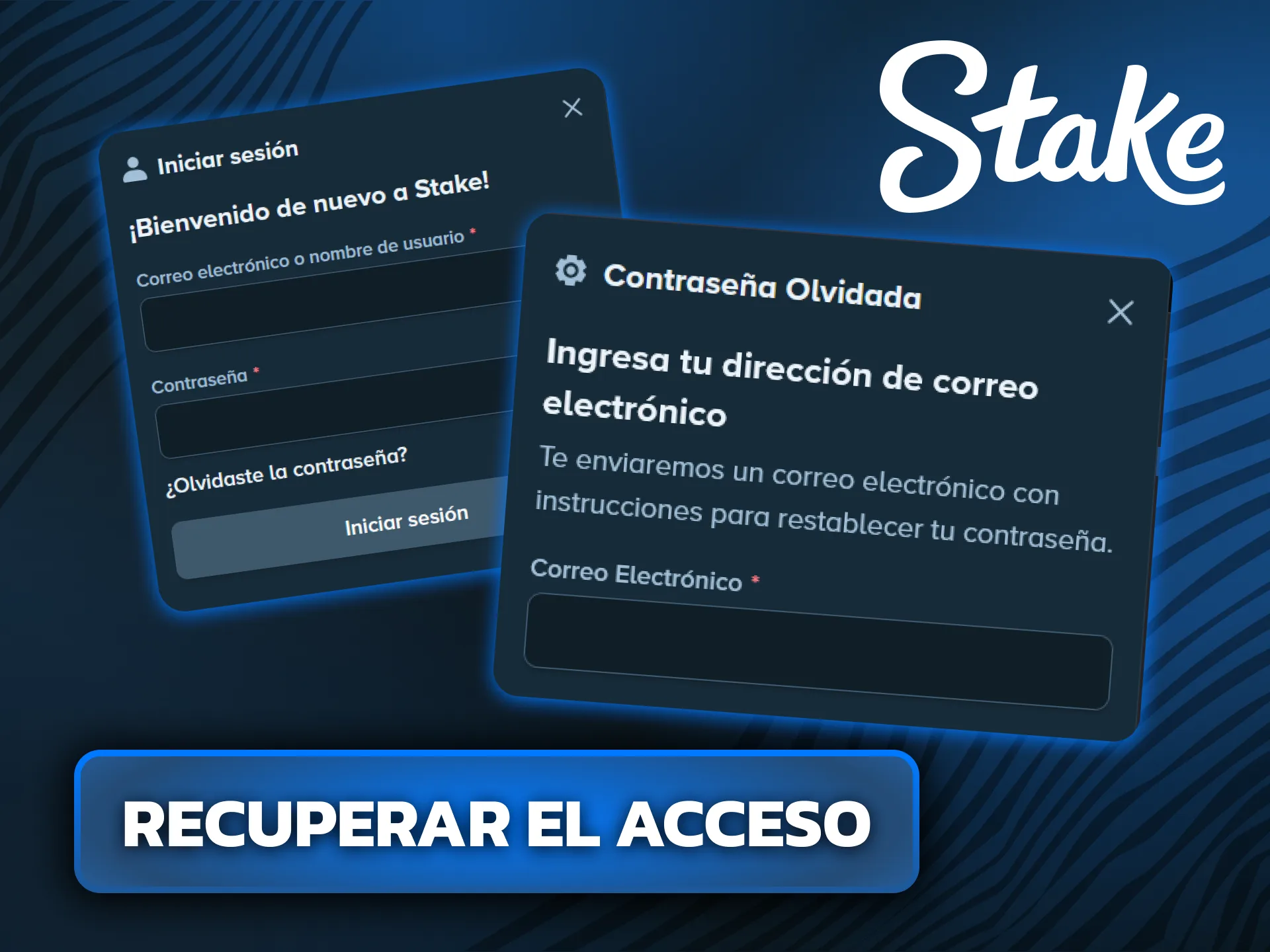 Recuperá el acceso a tu cuenta restableciendo tu contraseña en Stake.
