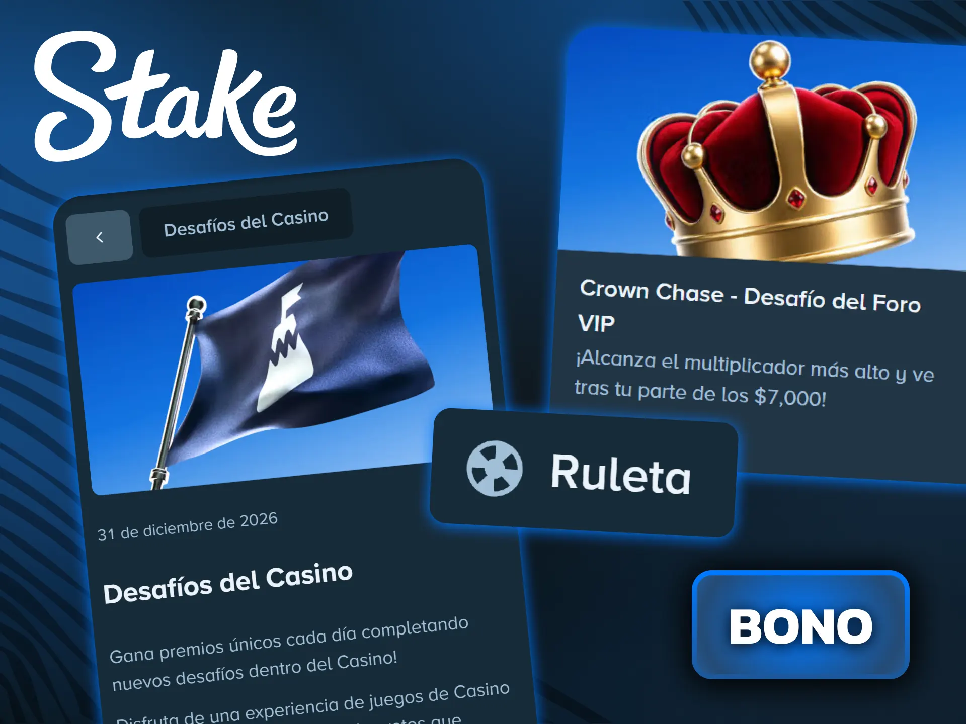 Activá tu bono de ruleta y conseguí fichas extra para apostar en Stake.